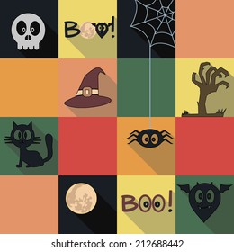 Halloween seamless vector pattern