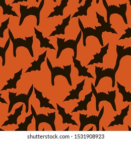 Halloween seamless vector pattern for your design.