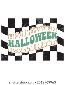 Halloween Saison Retro Groovy Vintage, Halloween gespenstische Lehrer Geisterhemd, groovig Lehrer Hemd, Halloween Kürbis Hemd, Boos Women Ghost Cute, ghoulish Thema Party, Retro, Hemd Druckvorlage