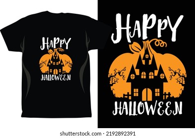 Halloween Season t shirt Design Vector. Halloween Design Vector Graphics. Halloween EPS Digital Download