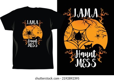 Halloween Season t shirt Design Vector. Halloween Design Vector Graphics. Halloween EPS Digital Download