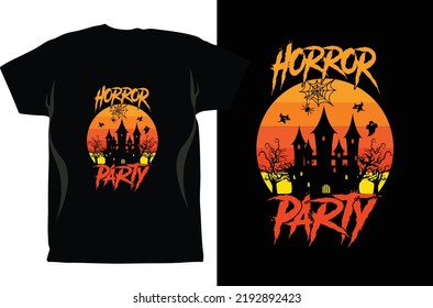 Halloween Season t shirt Design Vector. Halloween Design Vector Graphics. Halloween EPS Digital Download