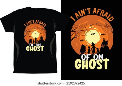 Halloween Season t shirt Design Vector. Halloween Design Vector Graphics. Halloween EPS Digital Download