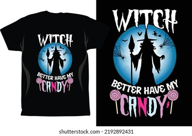 Halloween Season t shirt Design Vector. Halloween Design Vector Graphics. Halloween EPS Digital Download
