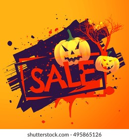 halloween seasonal sale background