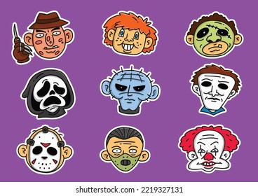 Halloween Series vol 02 , Vector Pack Illustration.