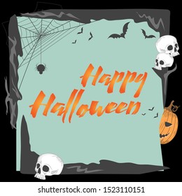 Halloween session conceptual design illustration vector