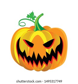 Halloween Set Character smiling full color
