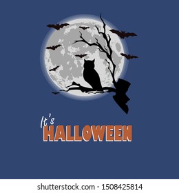It's Halloween set Illustration Template