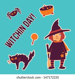 Halloween set - witch