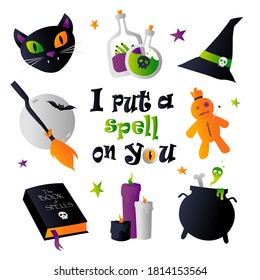 Halloween set. Witch set. I put a spell on you