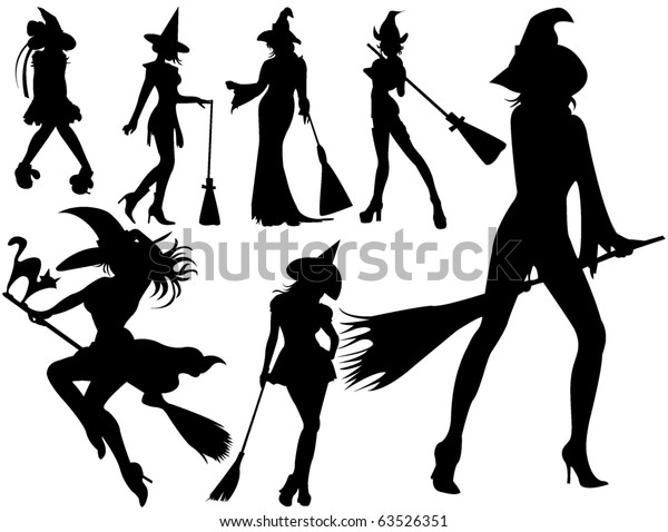 Halloween Sexy Witch Stock Vector Royalty Free 63526351