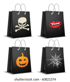 halloween shopping bags