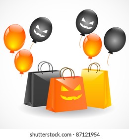 Halloween shopping bags