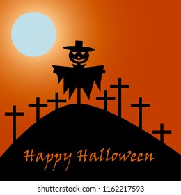Halloween silhouette illustration