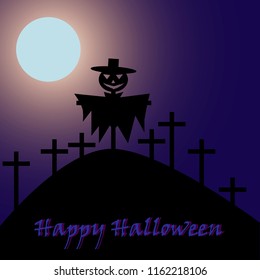Halloween silhouette illustration