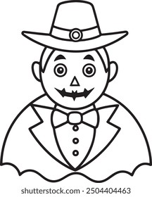 Halloween Silhouette Vector Art Illustration