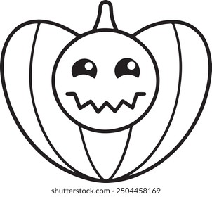 Halloween Silhouette Vector Art Illustration