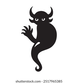 Halloween silhouette vector art illustration