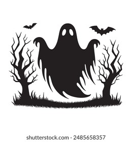 halloween silhouette vector ,halloween vector file