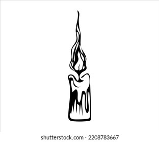 Halloween silhouette vector illustration.  Halloween pumpkin. hand drawn mystical doodle design element a magic and witchcraft.