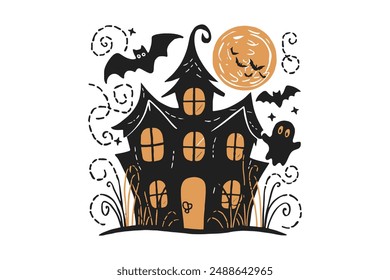 Halloween silhouette victor image art illustration