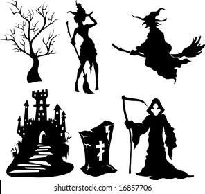 Halloween silhouettes 2