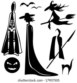 Halloween silhouettes