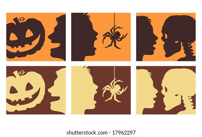 Halloween silhouettes