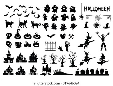 Halloween silhouettes
