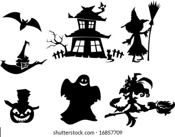 Halloween silhouettes 3