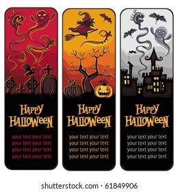 Halloween-Silhouettenbanner
