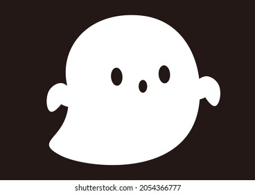Halloween simple and cute ghost