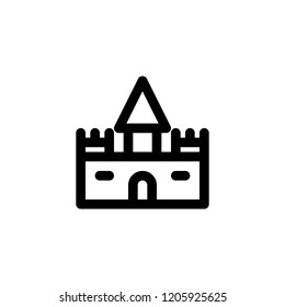 Halloween single icon with black line style