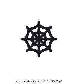 Halloween single icon with funny color with black line style