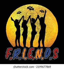 Halloween Sister Friends Shirt, Halloween Women Retro Vintage Shirt, Sanderson Sisters T Shirt