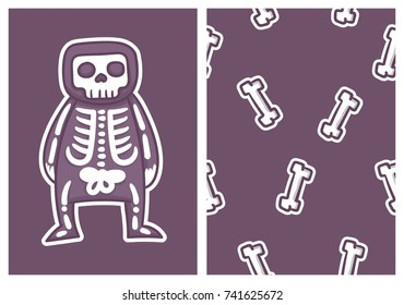 Halloween Skeleton Costume