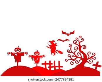 Halloween Sketch Line Art Background