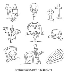 Halloween Sketch Set ''