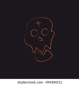 halloween skull