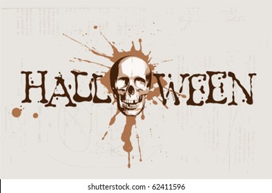 Halloween skull