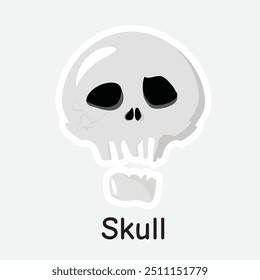 Halloween Skull Cartoon Art Design