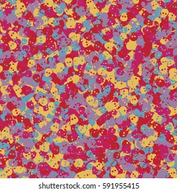 Halloween skull Confetti pattern