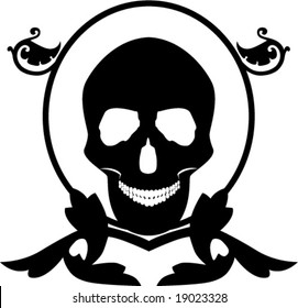 halloween skull decoration