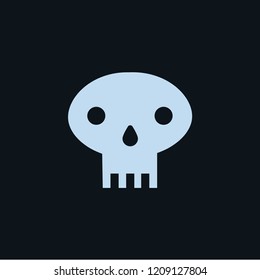 halloween skull icon