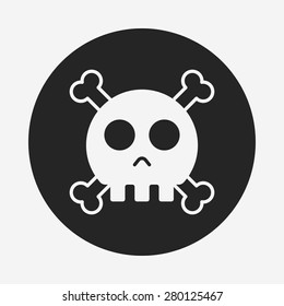 halloween skull icon