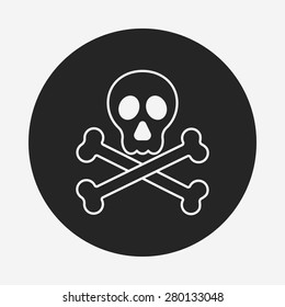 halloween skull icon