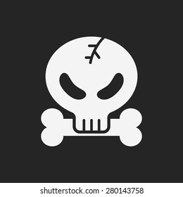 halloween skull icon