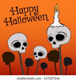 Halloween Skull illustration