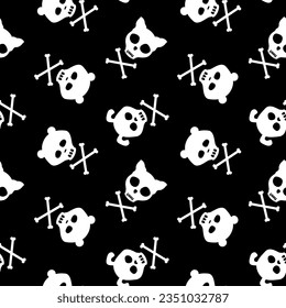Halloween skull skull paternoster animals cat dog dog panda